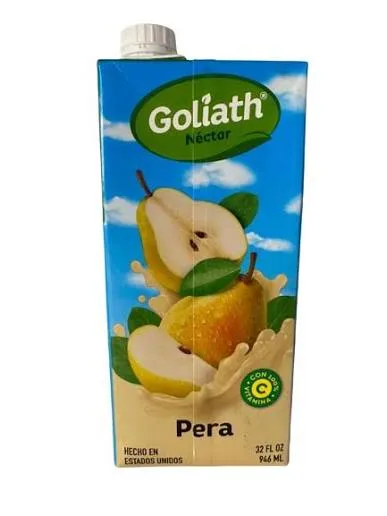 Caja Jugo 1L Goliath Pera